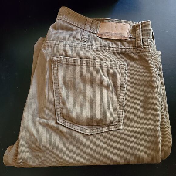 OLD NAVY Vintage Straight Leg Corduroy Pants 2010 Men's 38 X 34 USED 100% Cotton - Picture 1 of 8
